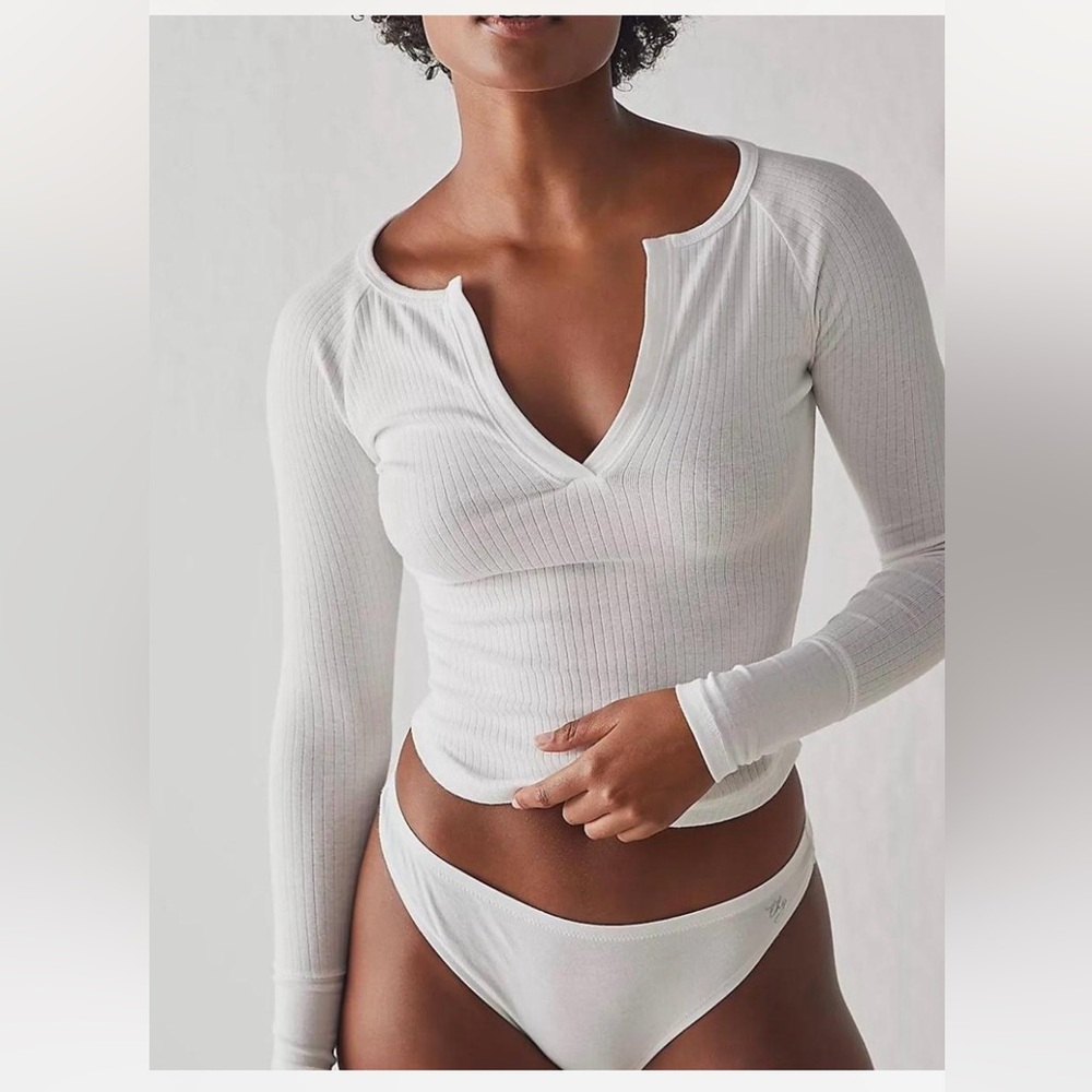Free People Billie Layering Long Sleeve Shirt